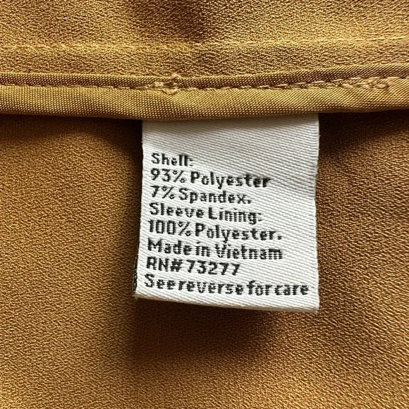 Nine West‎ Tan Women's Blazer size xs - Picture 10 of 10